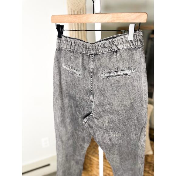 Kancan 90s Slouch Jeans Size 26 Washed Gray Ultra High Rise Waist Cropped Casual - Picture 7 of 9